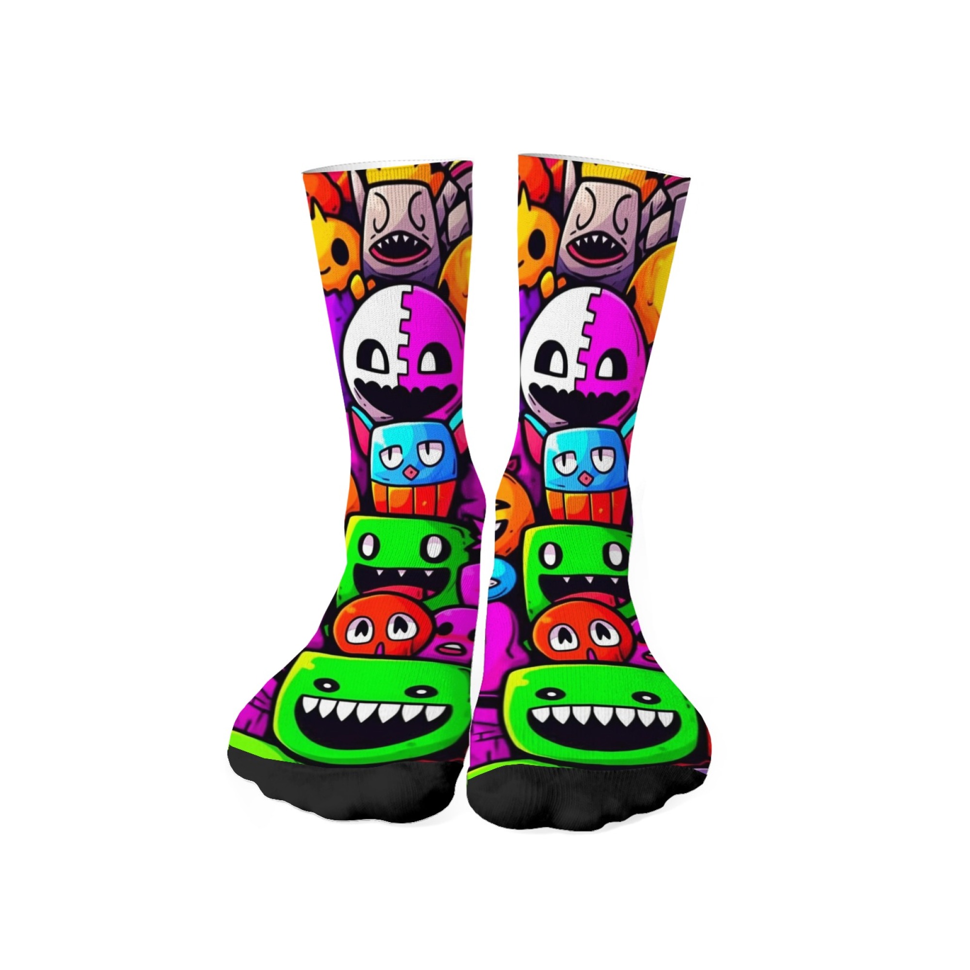 Quirky Street Fashion - Calcetines para hombre con estampado de