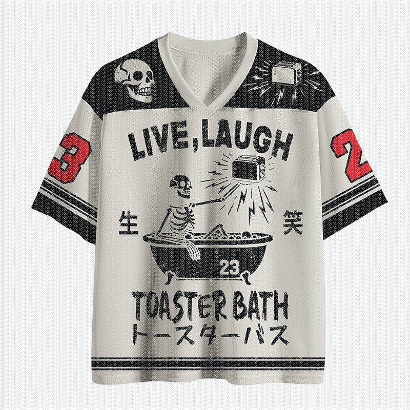 Street Fashion Jersey - Camiseta de punto con cuello en