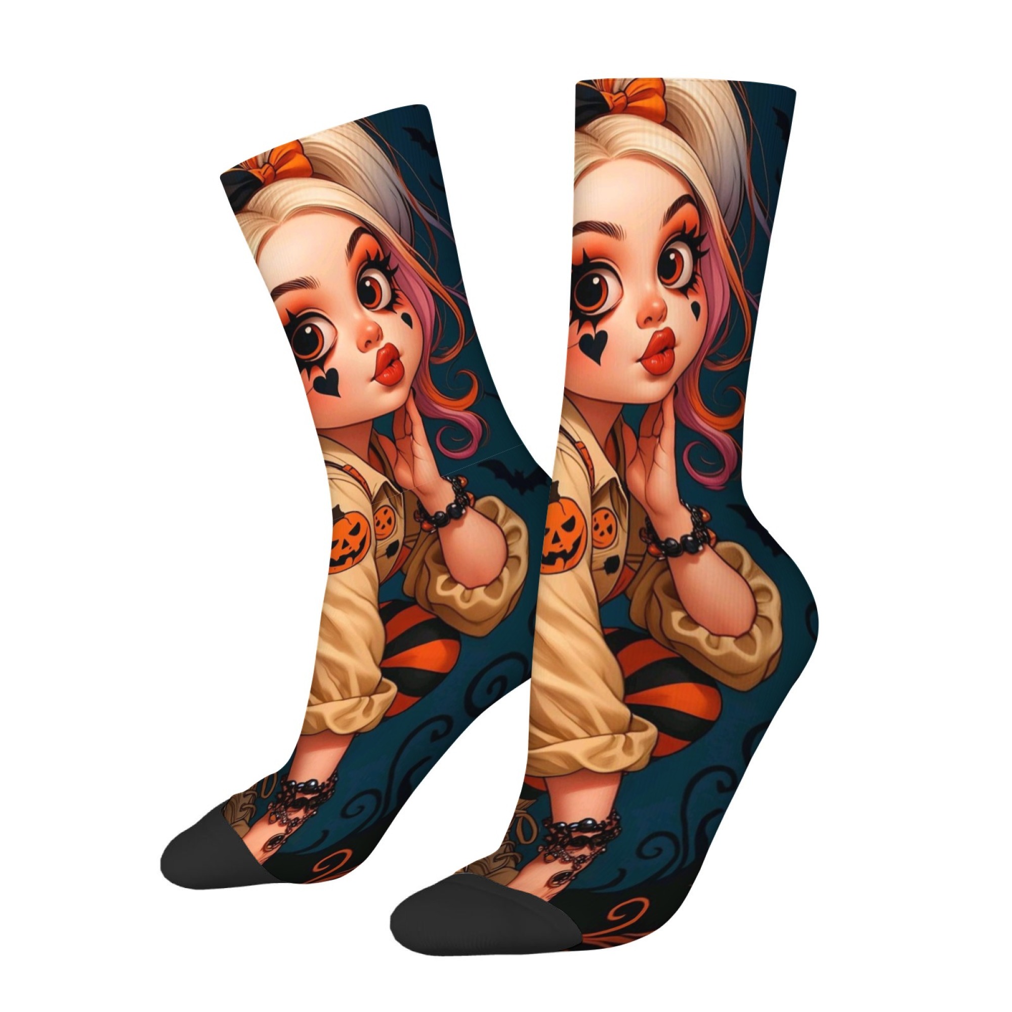 Quirky Street Fashion - Calcetines de hombre con estampado de