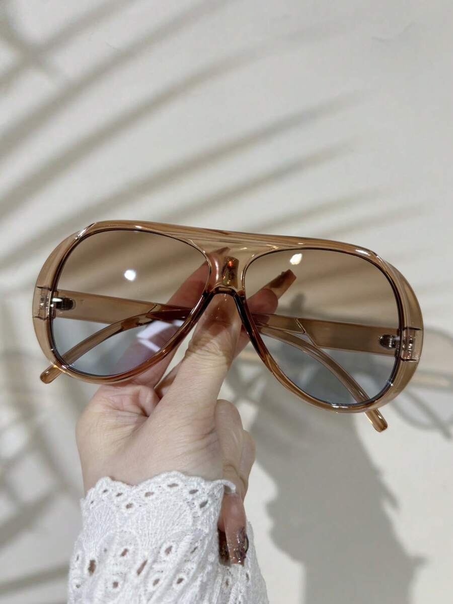 Street Fashion Vintage - Gafas de Sol Cuadradas Extra Grandes