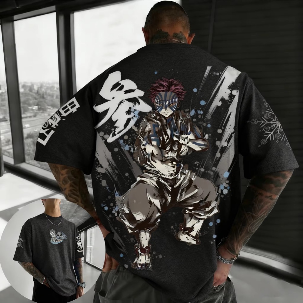 Street Fashion Anime - Camiseta de verano de talla grande