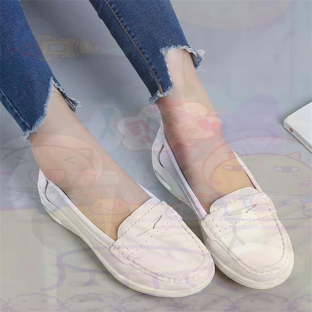 Street Fashion Vietnam - Zapatos suaves sin cordones para mujer,