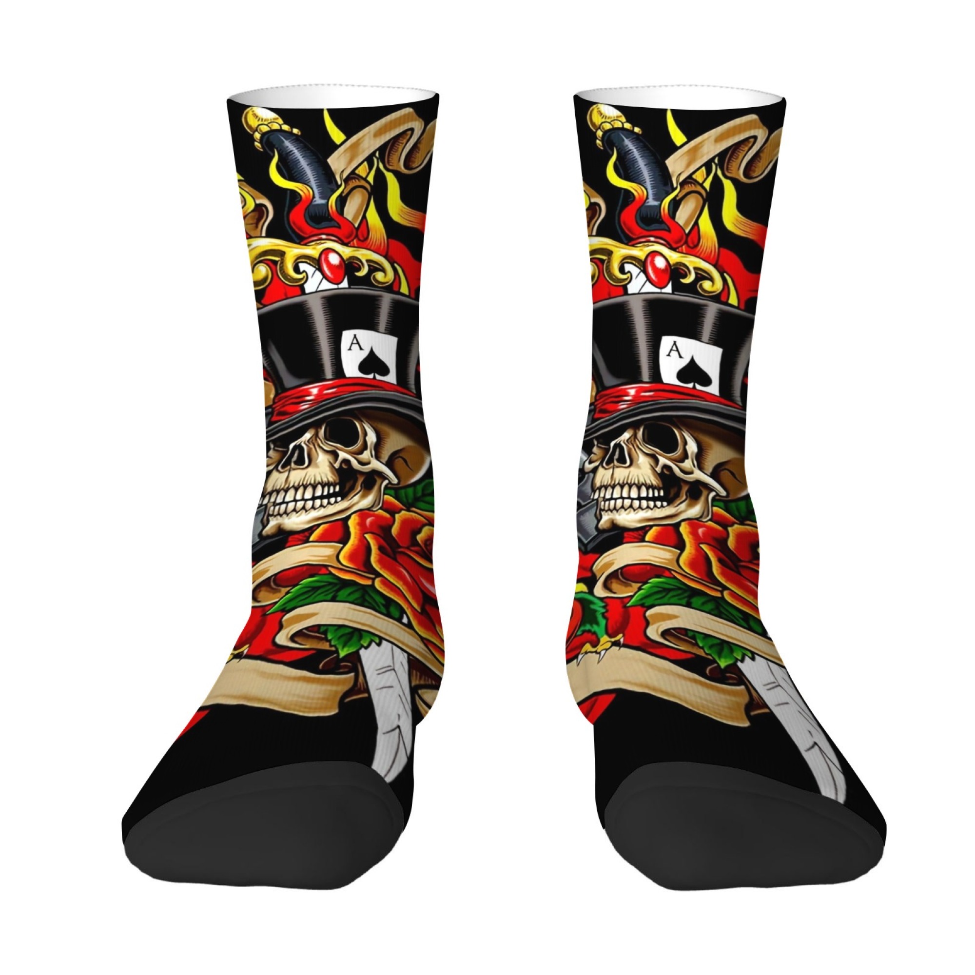 Quirky Street Fashion - Calcetines de hombre estilo gótico con