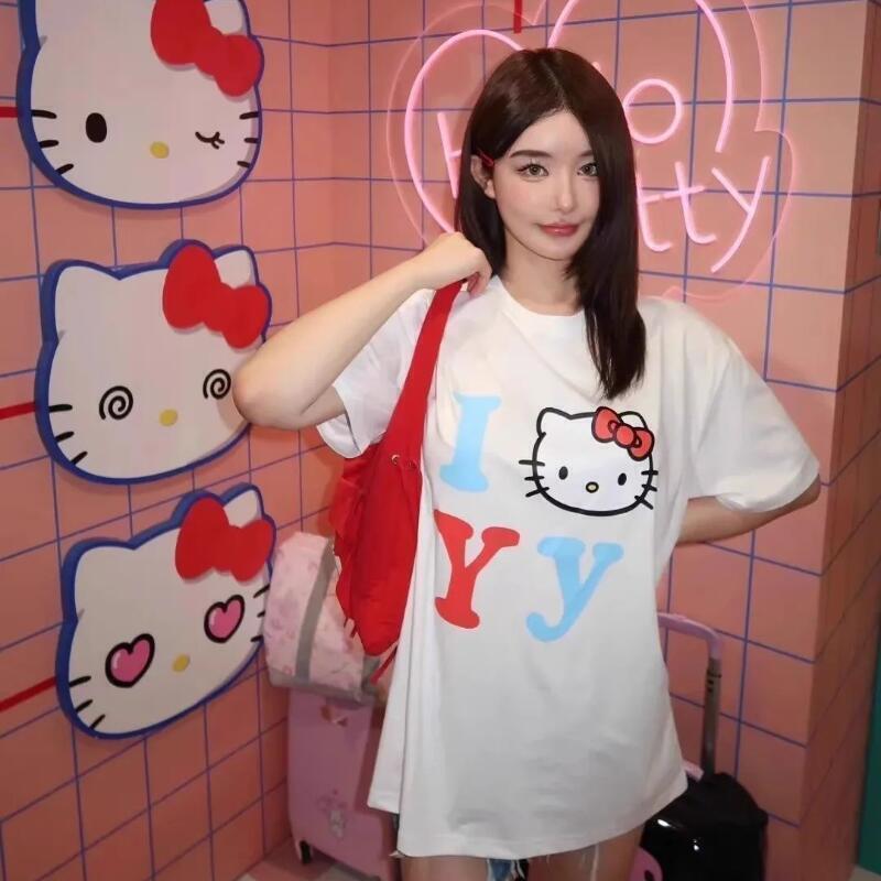 Street Fashion Jersey - Camiseta Unisex de Manga Corta Sanrio