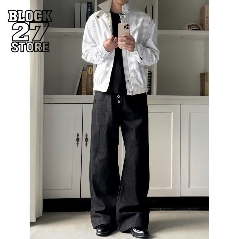 Street Fashion Jeans Men - Pantalones vaqueros para hombre Harajuku, pantalones