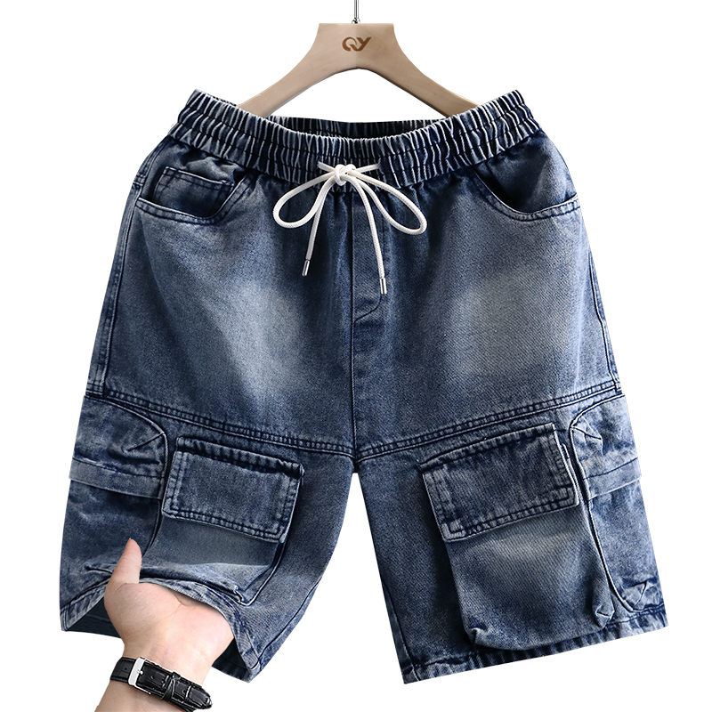 Street Fashion Jeans Men - Pantalones Cortos Cargo para Hombre, Nueva