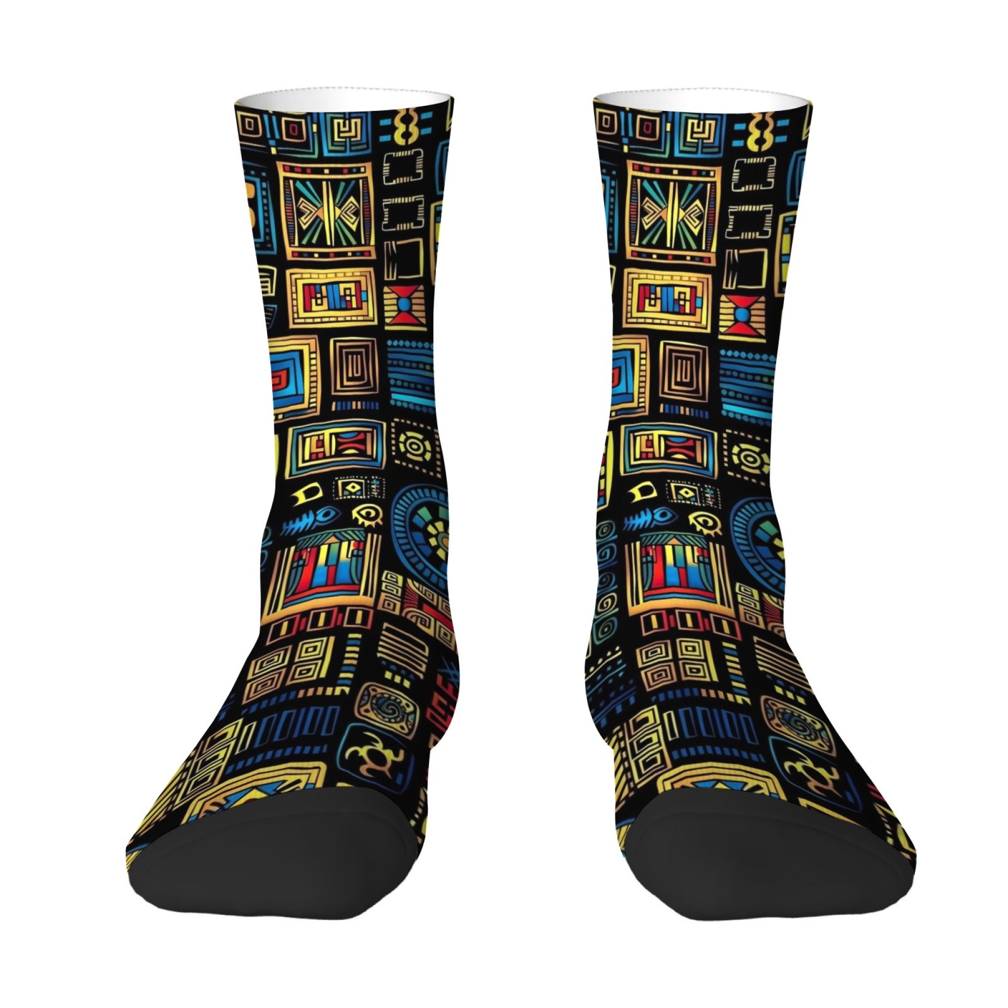 Quirky Street Fashion - Calcetines de hombre con estampado bohemio
