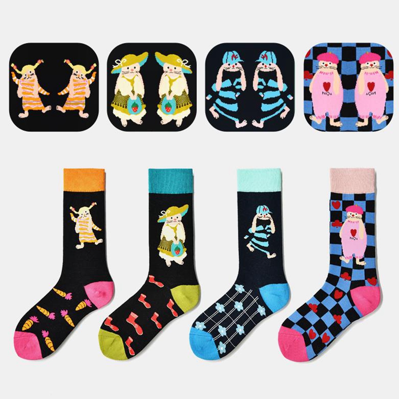 Calcetines de algodón con dibu - Fashion Street Cat reseña y precio