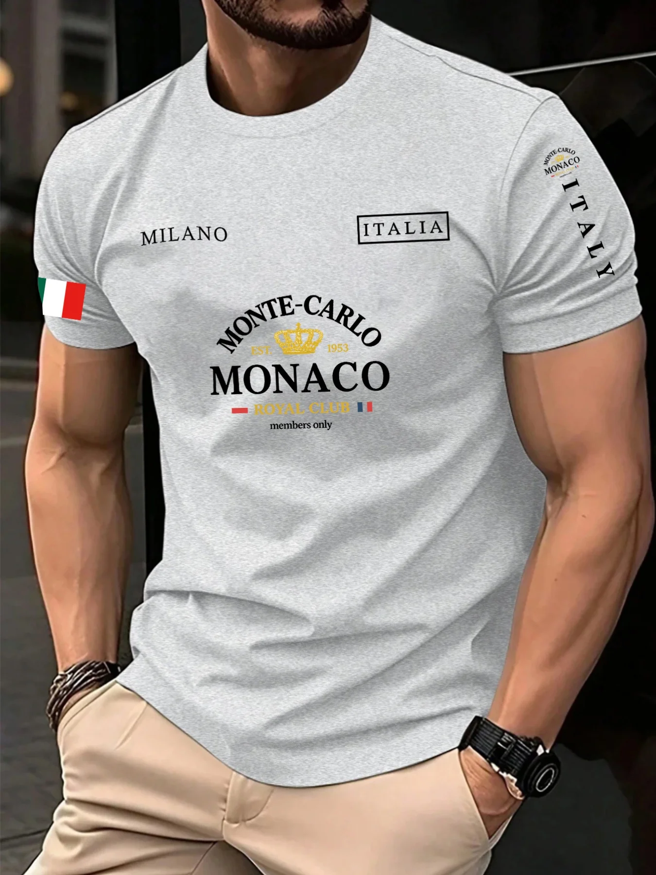 Camiseta de Verano para Hombre - Street Fashion Monaco reseña y precio