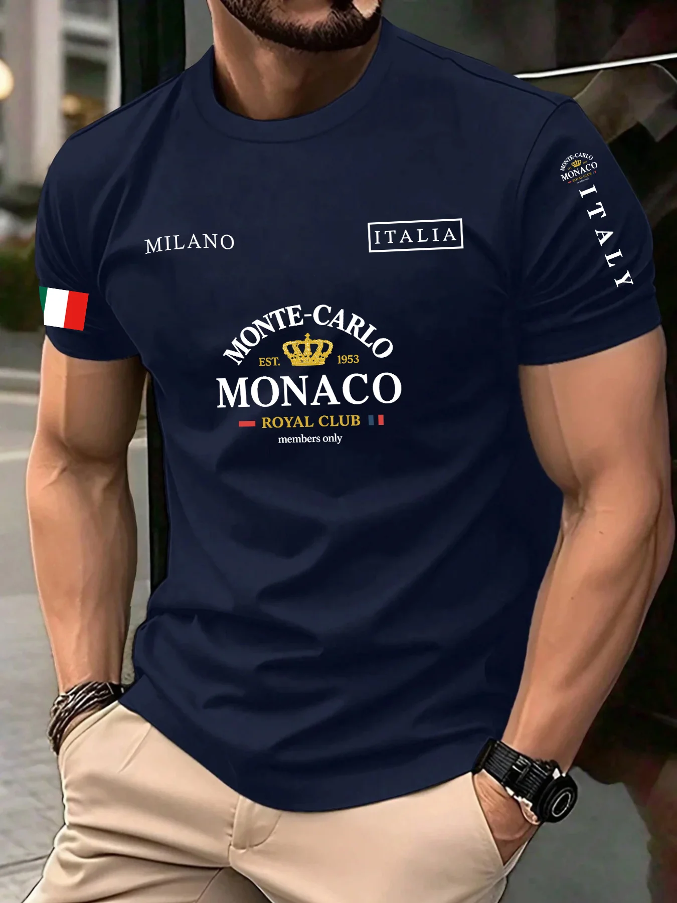Camiseta de Verano para Hombre - Street Fashion Monaco reseña y precio