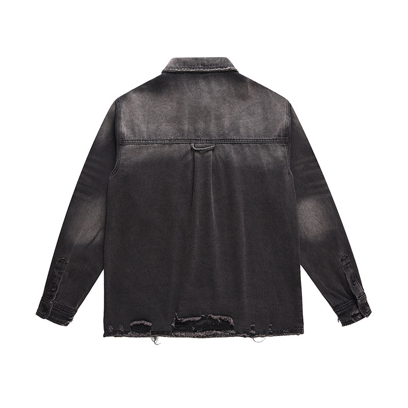 Chaqueta vaquera rasgada para  - Street Fashion Vintage reseña y precio