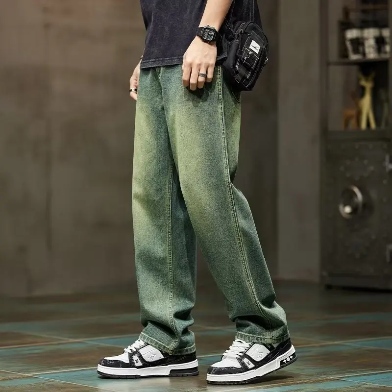 Pantalones vaqueros Vintage de - Street Fashion Jeans Men reseña y precio