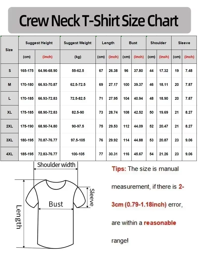 Camiseta de Manga Corta de Alg - Street Fashion Anime reseña y precio