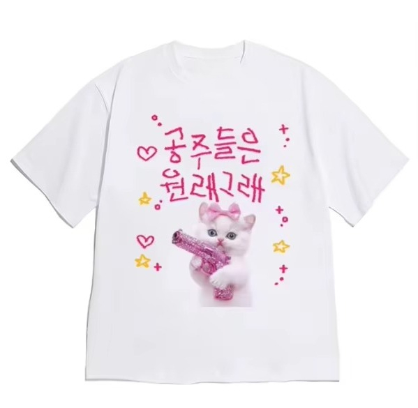 Camiseta con estampado de gato - Fashion Street Cat reseña y precio