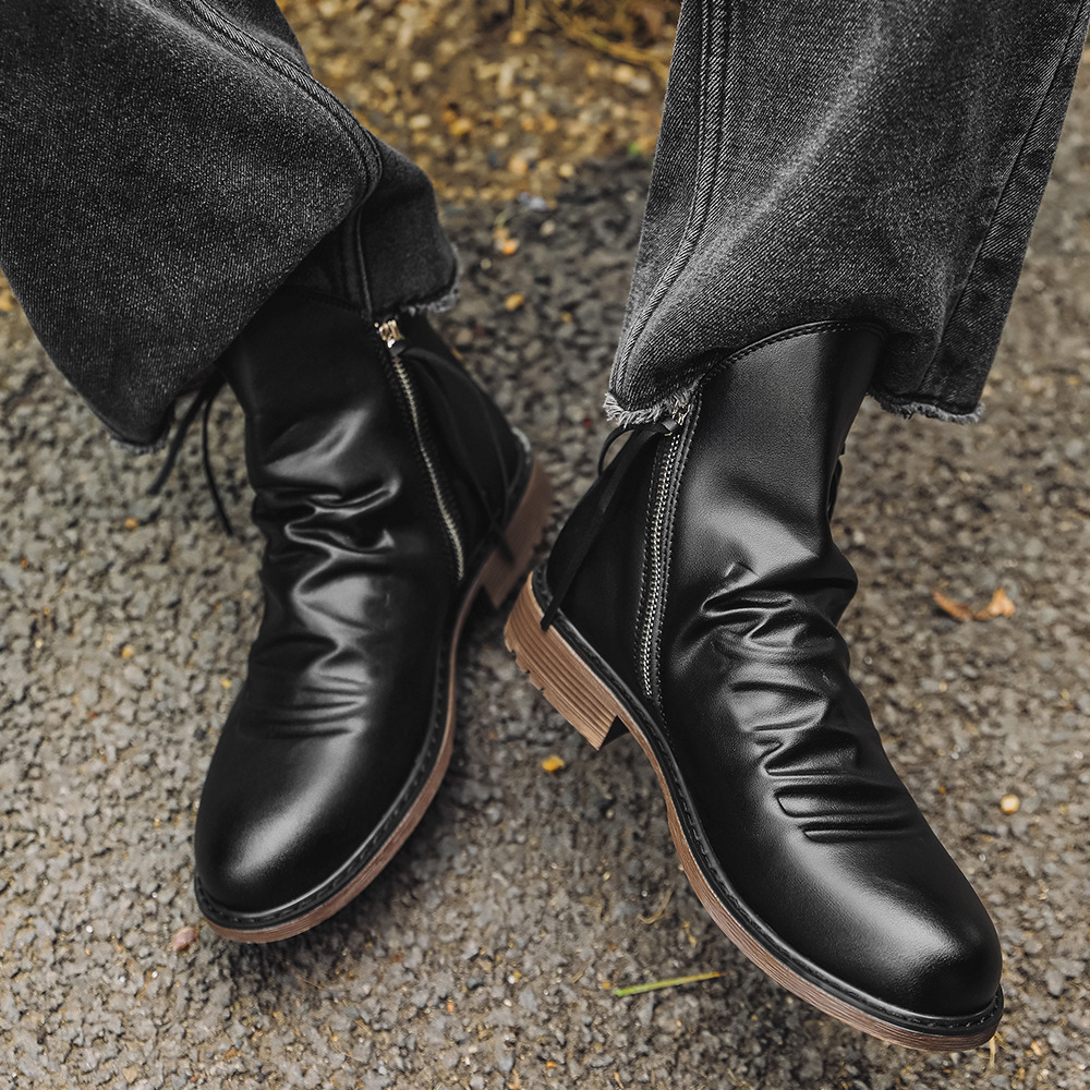 Botas de Motociclista Vintage  - Street Fashion Vintage reseña y precio