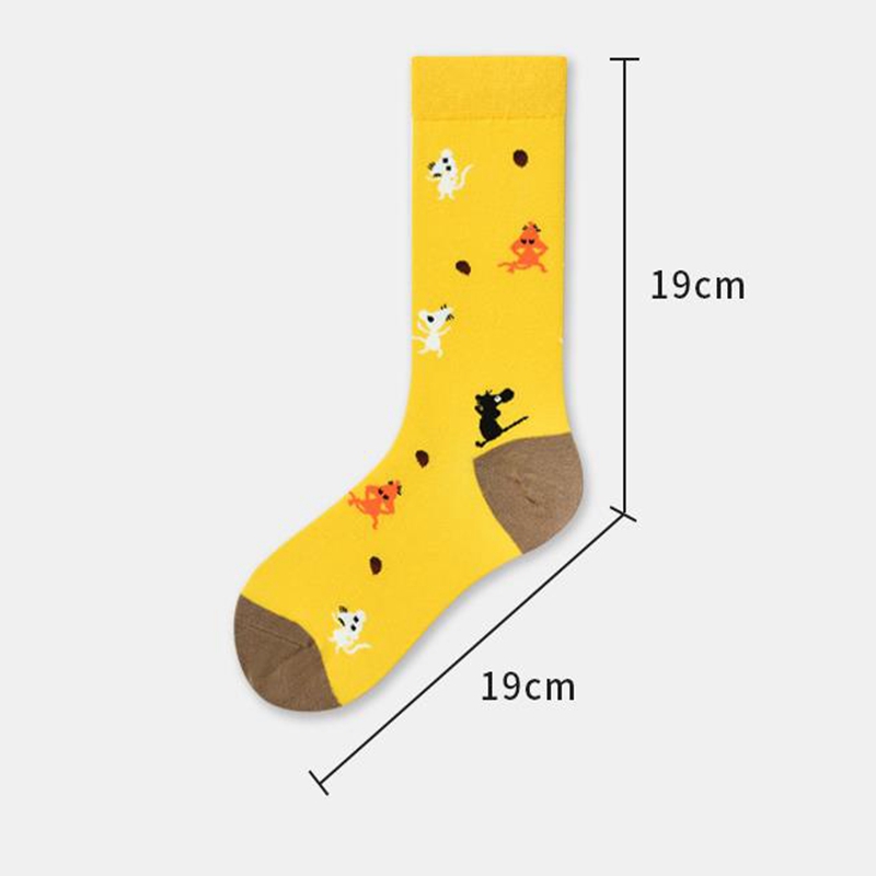 Calcetines AB divertidos de mo - Fashion Street Cat reseña y precio