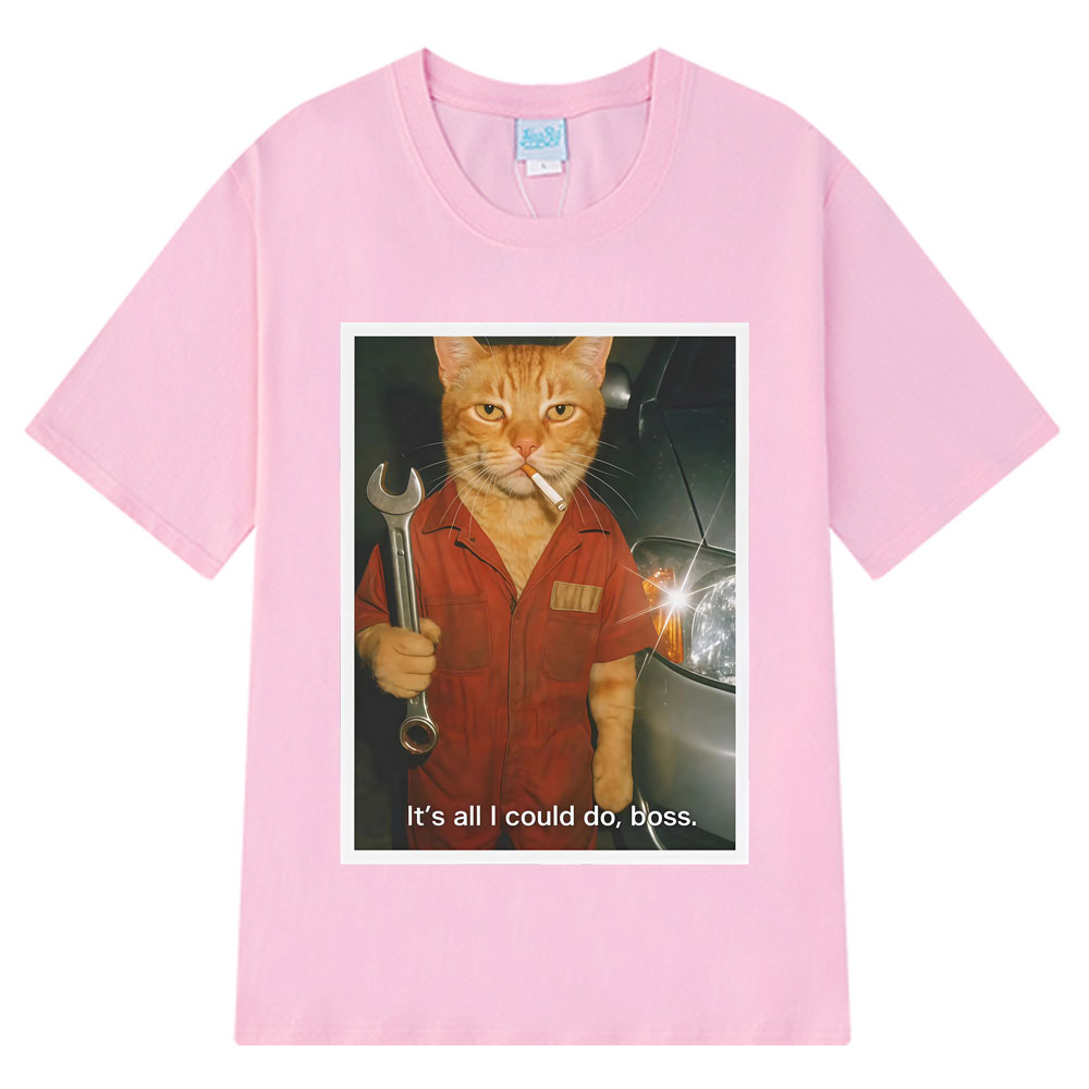Camiseta divertida con estampa - Fashion Street Cat reseña y precio