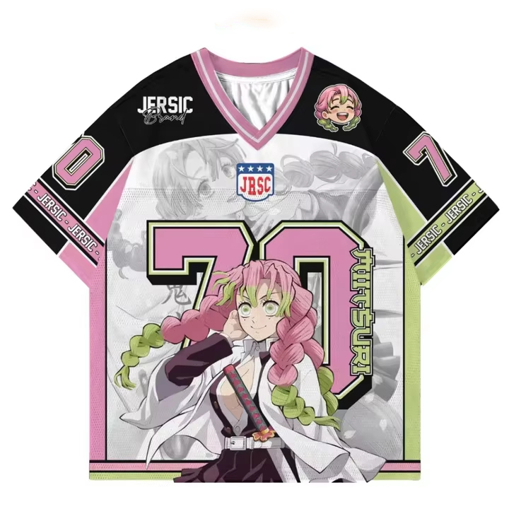 Camiseta de manga corta con es - Street Fashion Anime reseña y precio