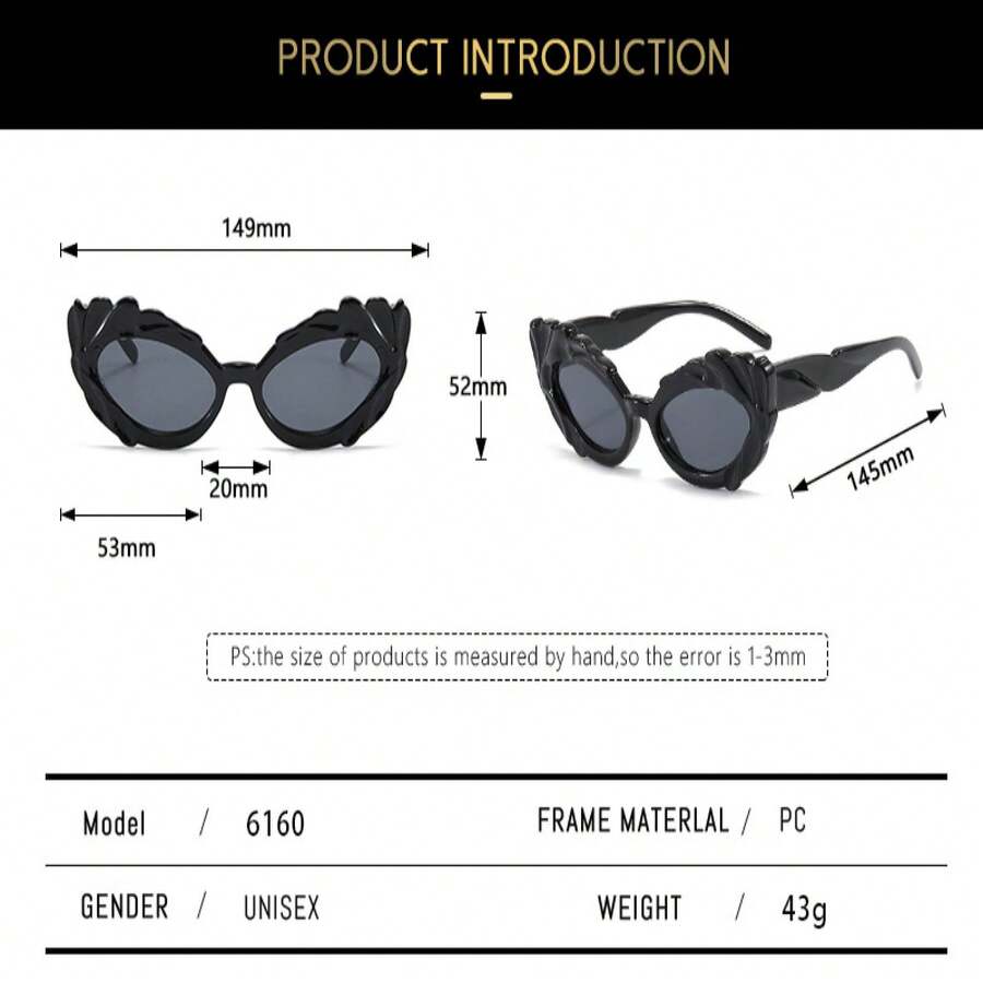 1 par de gafas de ojo de gato  - Fashion Street Cat reseña y precio