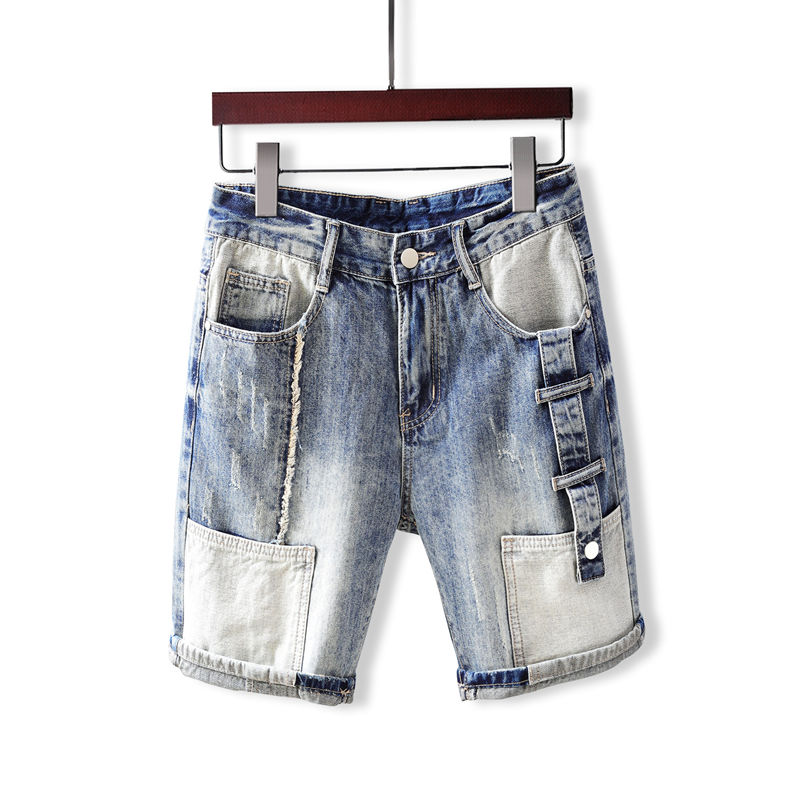 Pantalones vaqueros cortos par - Street Fashion Jeans Men reseña y precio