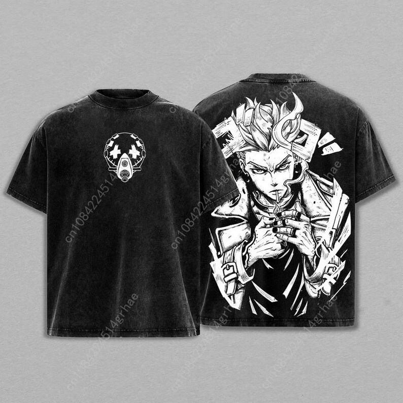 Camiseta Vintage de Anime Gach - Street Fashion Anime reseña y precio