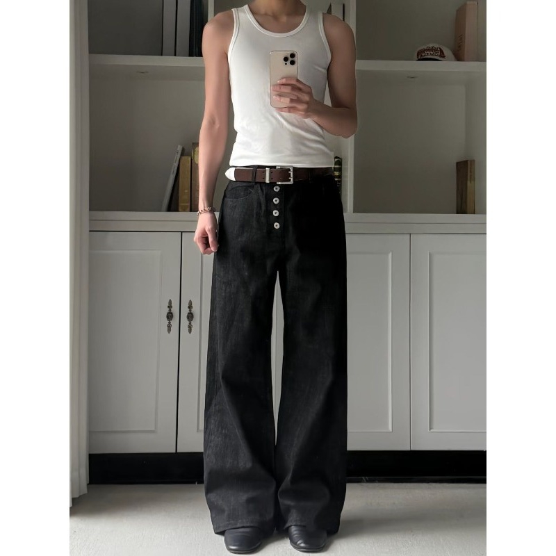 Pantalones vaqueros para hombr - Street Fashion Jeans Men reseña y precio